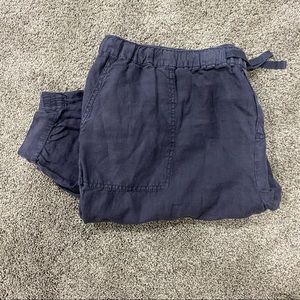 Blue-gray, Caslon linen joggers, XL